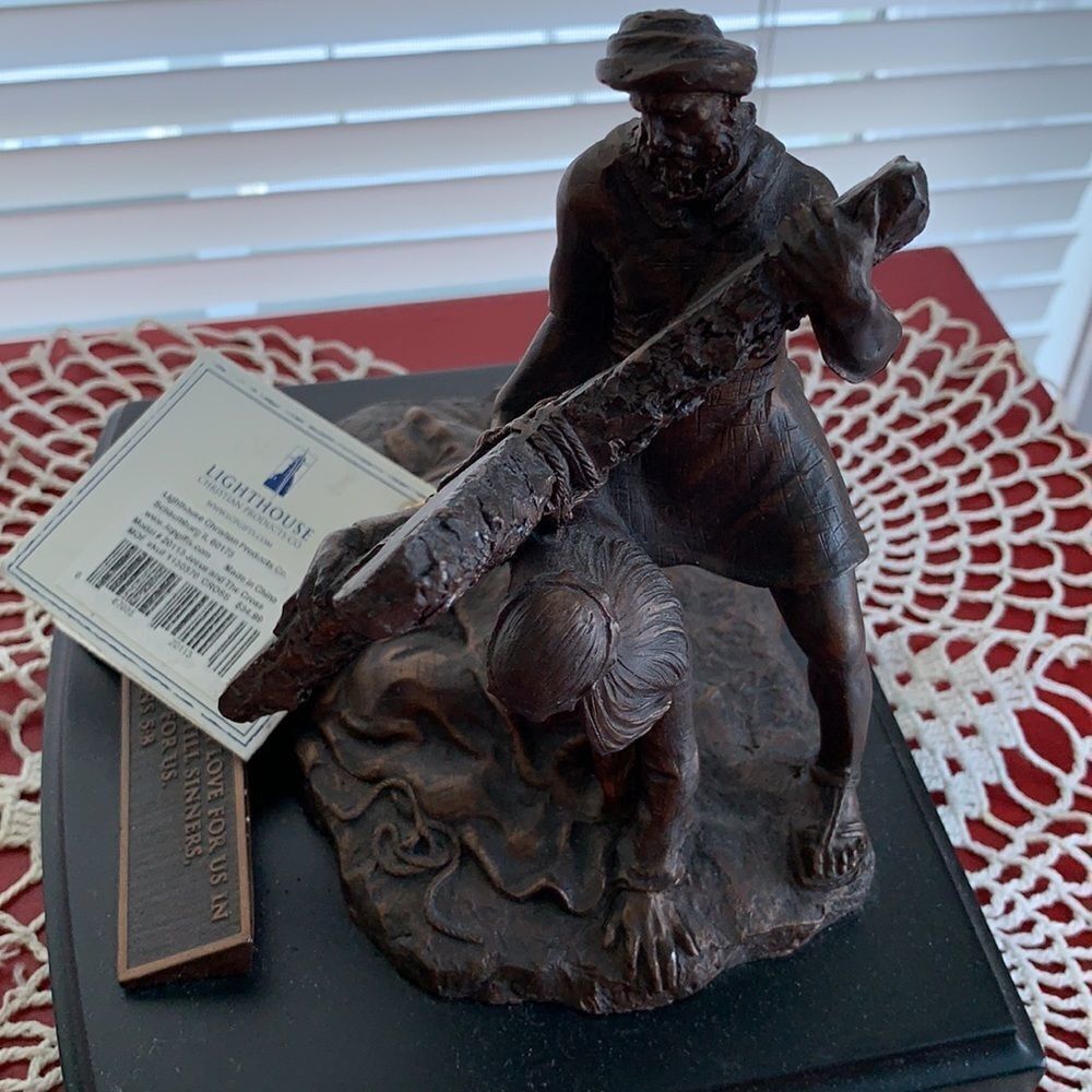 RARE Jesus and the Cross “Moments of Faith” Sculpture. NWT - Picture 6 of 8